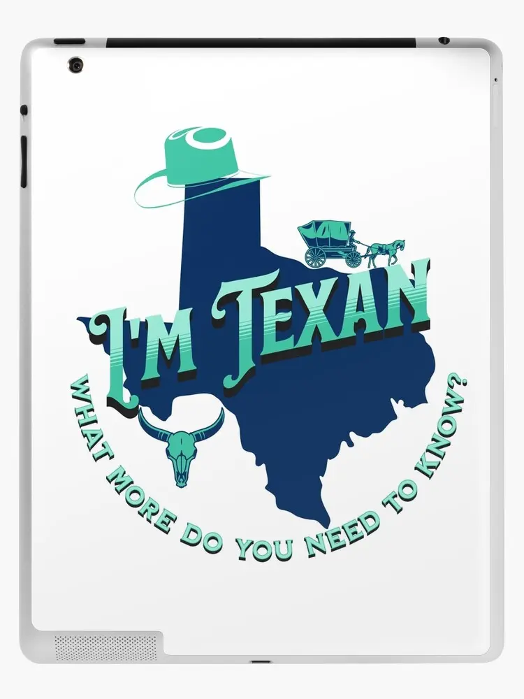 I'm Texan design, perfect on tshirts, showing your texas pride, and much more.